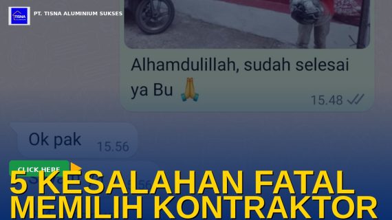5 Kesalahan Fatal Memilih Kontraktor Kusen Aluminium yang Harus Dihindari